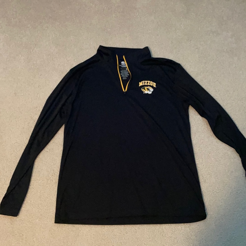 Black Mizzou Quarter Zip